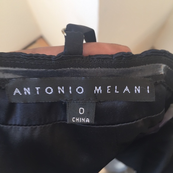 Antonio Melani 100% Silk black and white sheer flow dress. - Picture 6 of 6